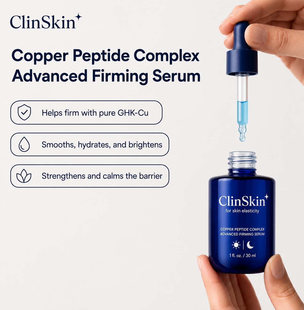 Copper Peptide Complex Advanced Firming Serum by ClinSkin