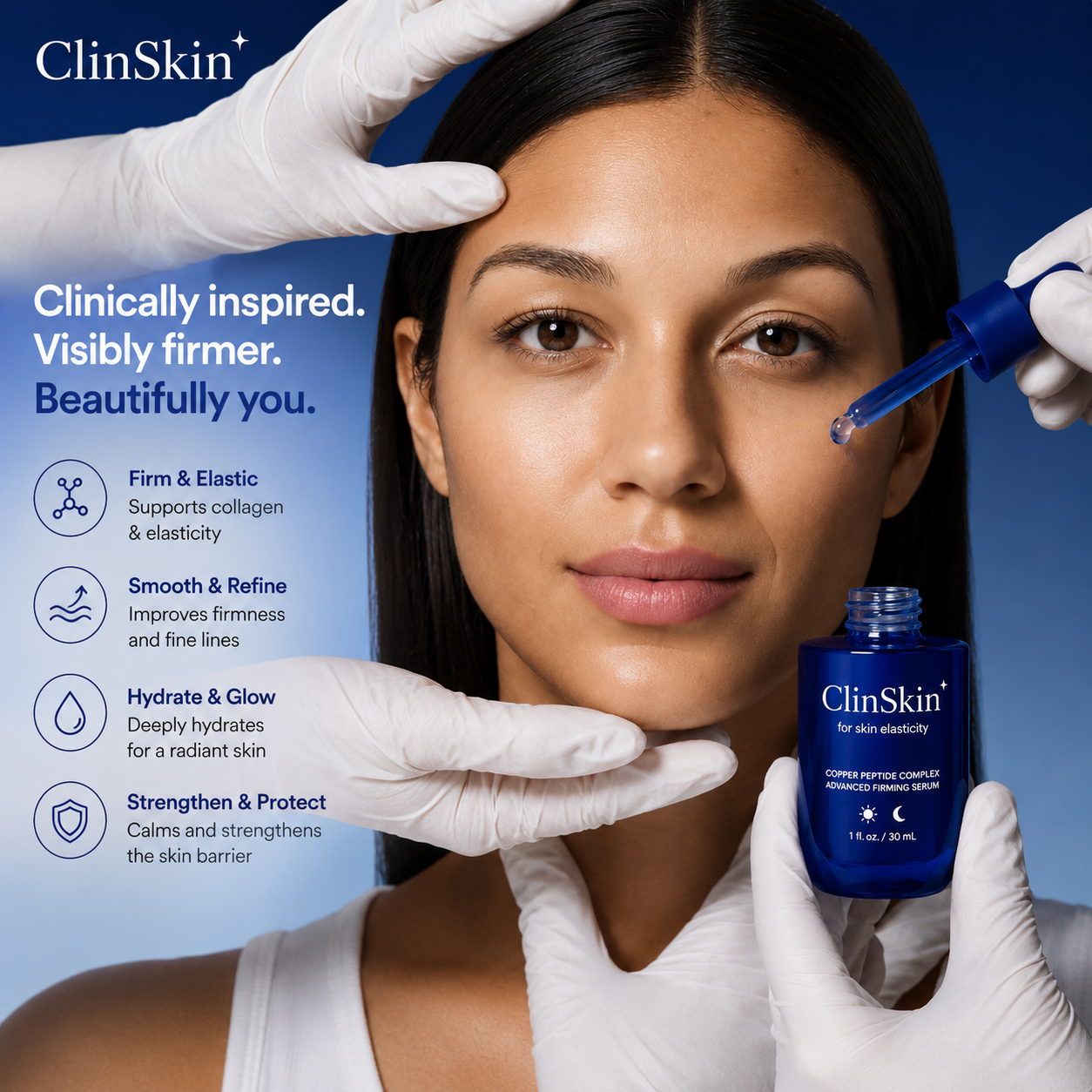 Copper Peptide Complex Advanced Firming Serum by ClinSkin