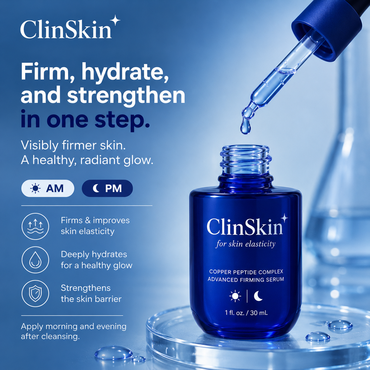 Copper Peptide Complex Advanced Firming Serum by ClinSkin