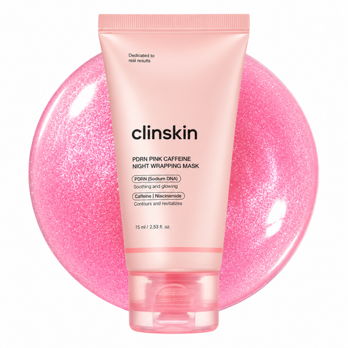 Korean PDRN Pink Caffeine Sleep Mask by ClinSkin