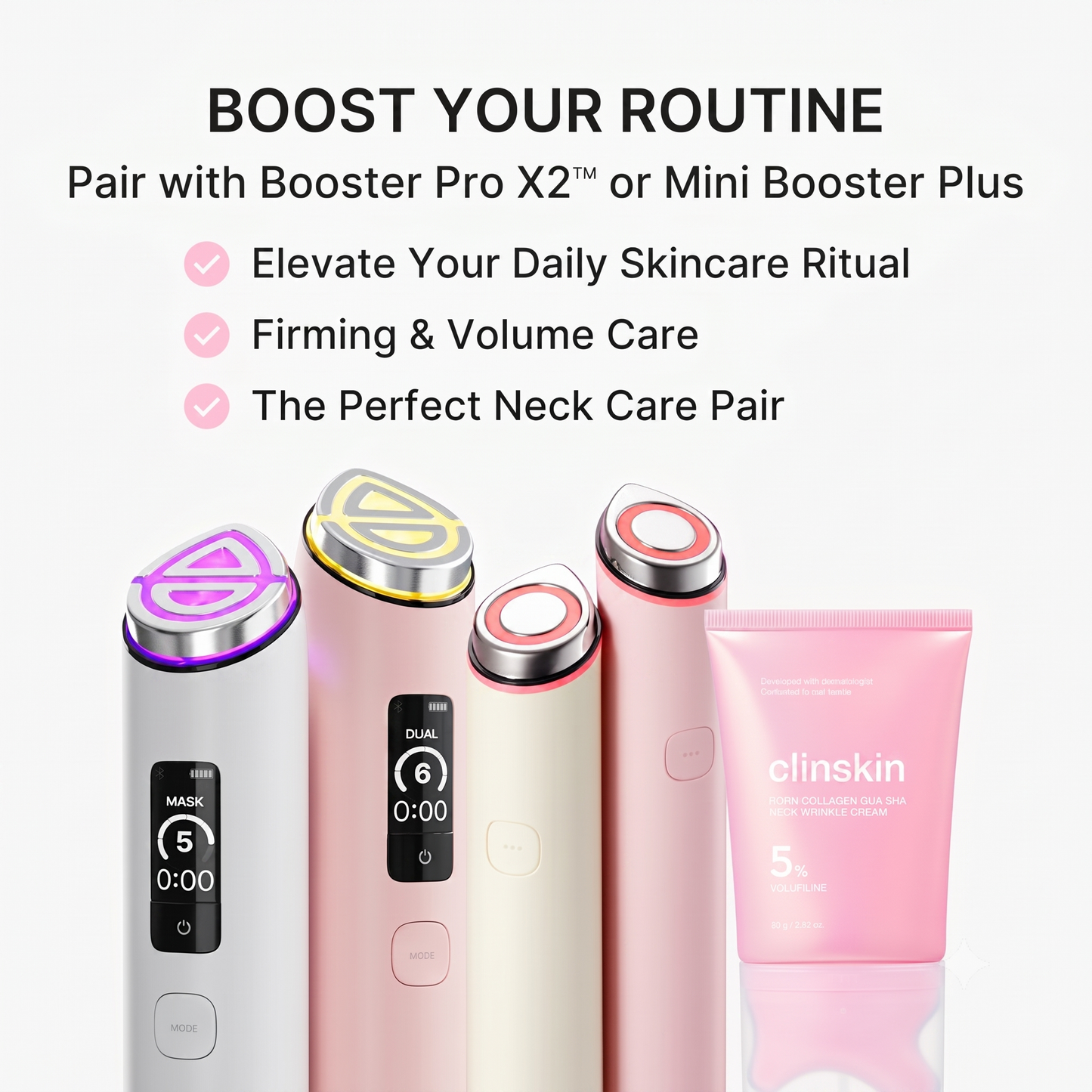 ClinSkin PDRN Collagen Gua Sha Neck Wrinkle