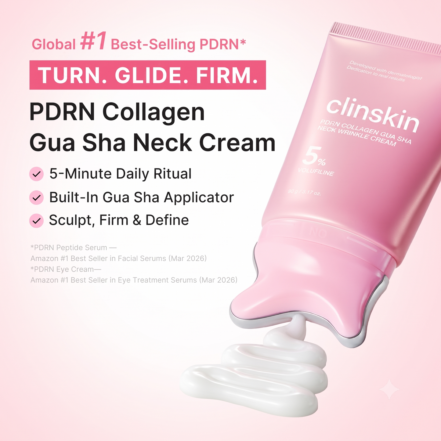 ClinSkin PDRN Collagen Gua Sha Neck Wrinkle