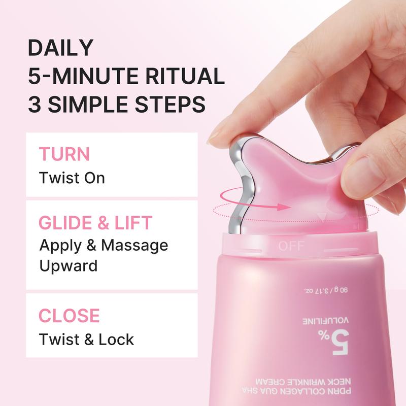 ClinSkin PDRN Collagen Gua Sha Neck Wrinkle